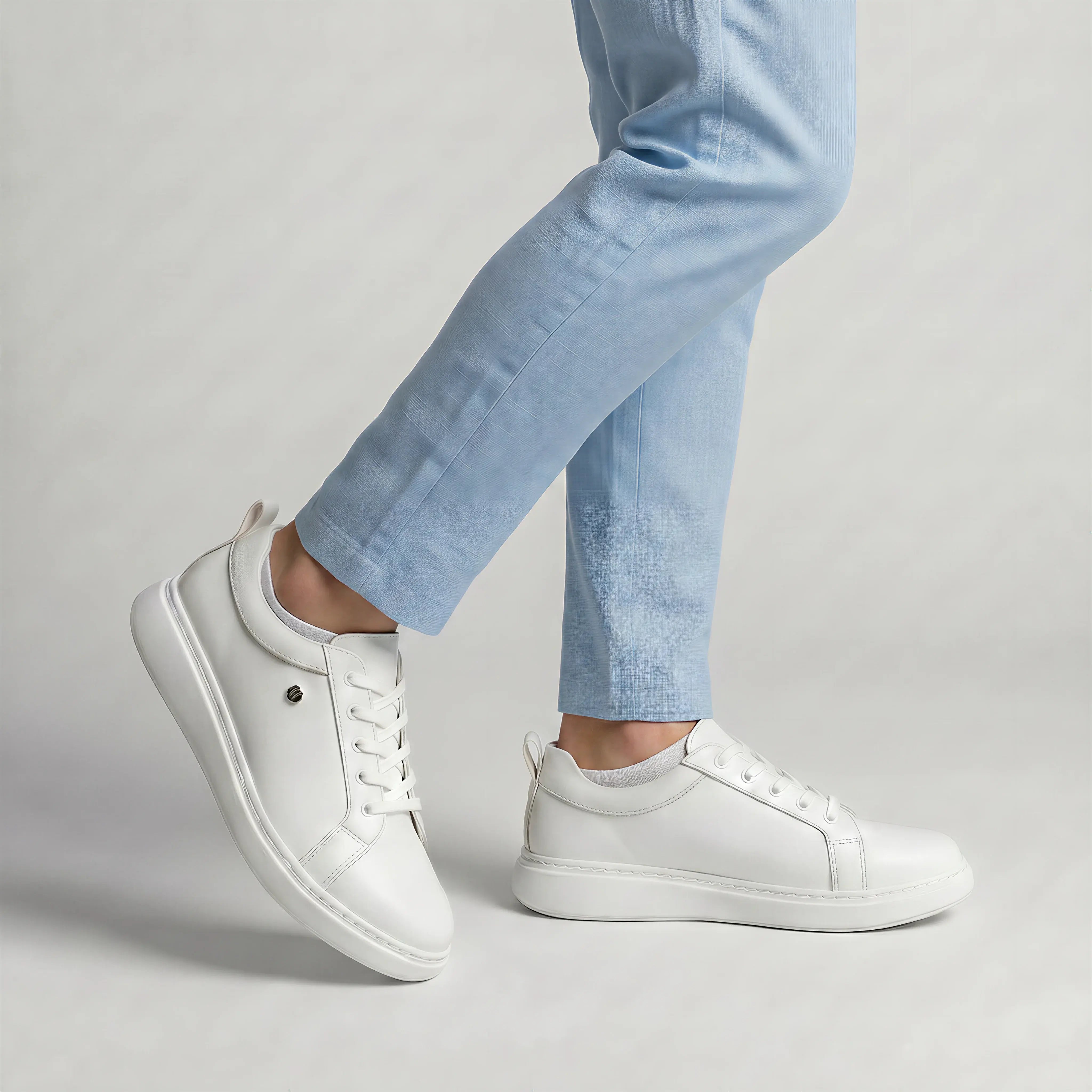 Cool White Boys Shoes