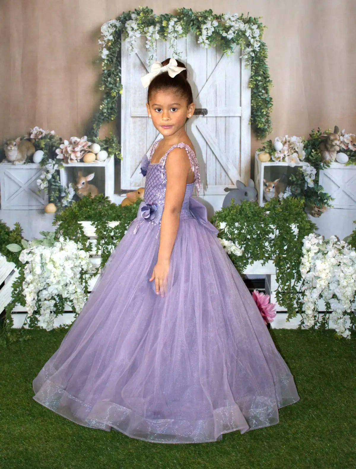 European Princess Dress: Lace Tulle Gown | Junior Kids European Princess Dress: Lace Tulle Gown | Junior Kids