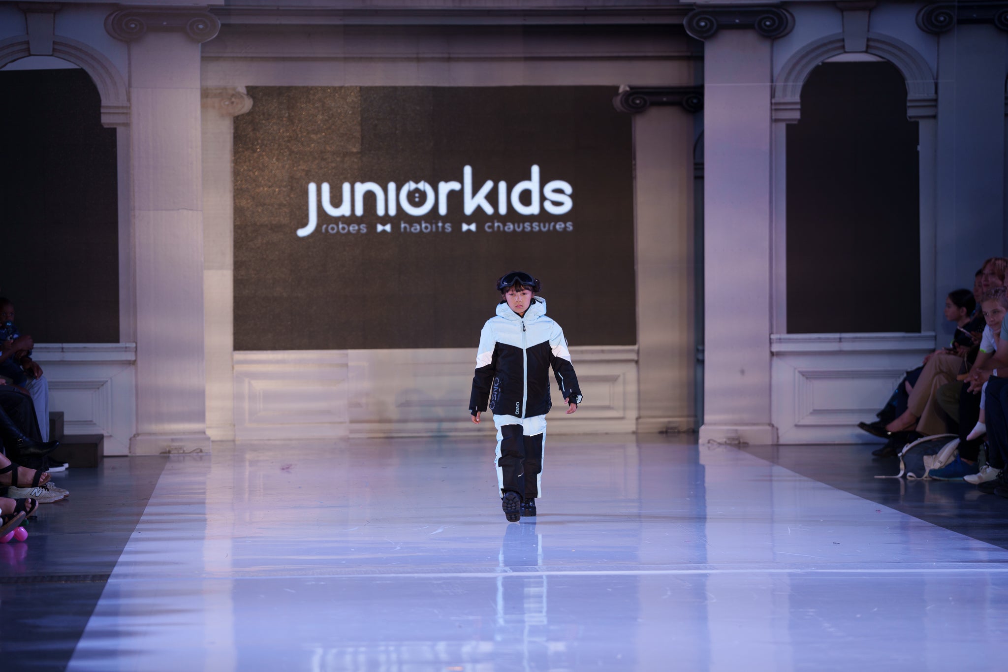 Lily's Performance girls snowsuit in blue by Junior Kids