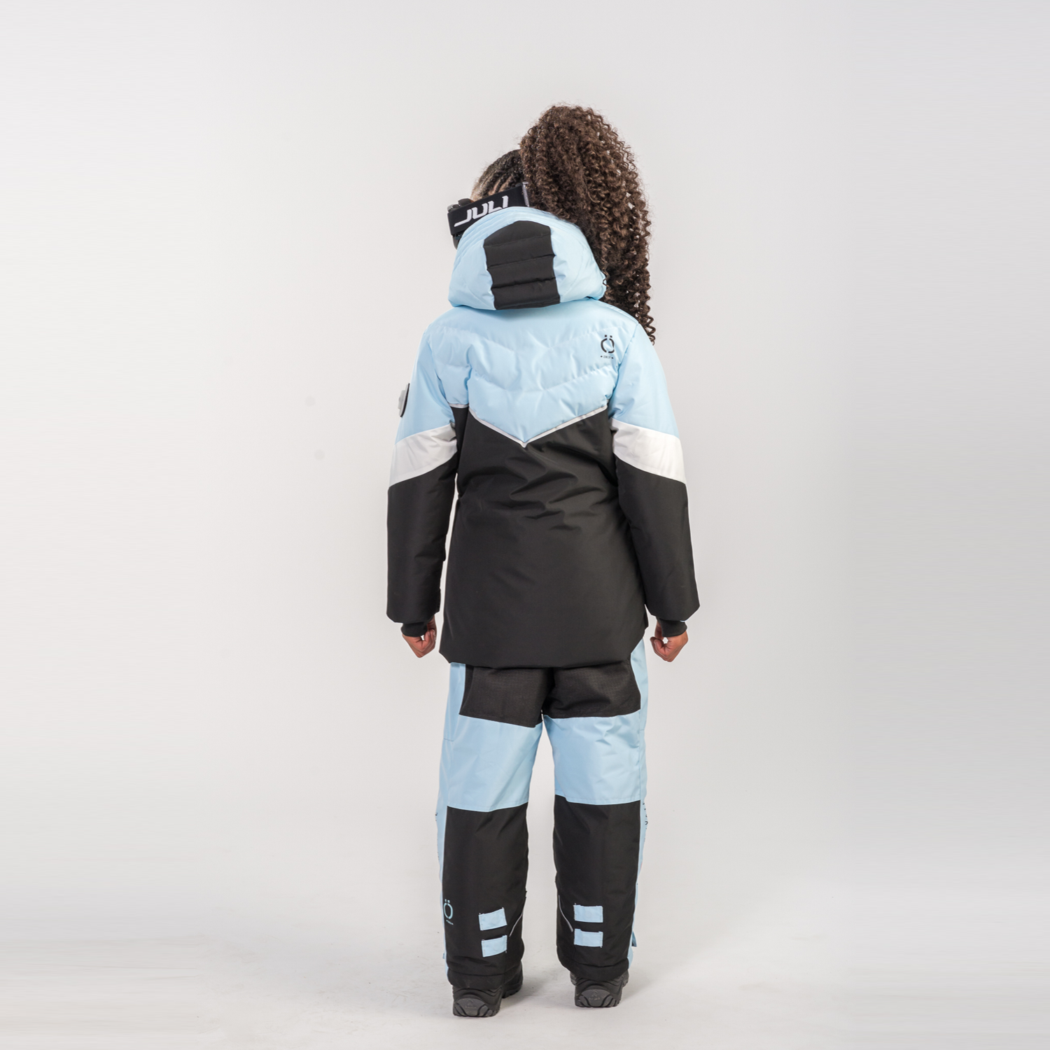 Lily's Performance girls snowsuit in blue by Junior Kids