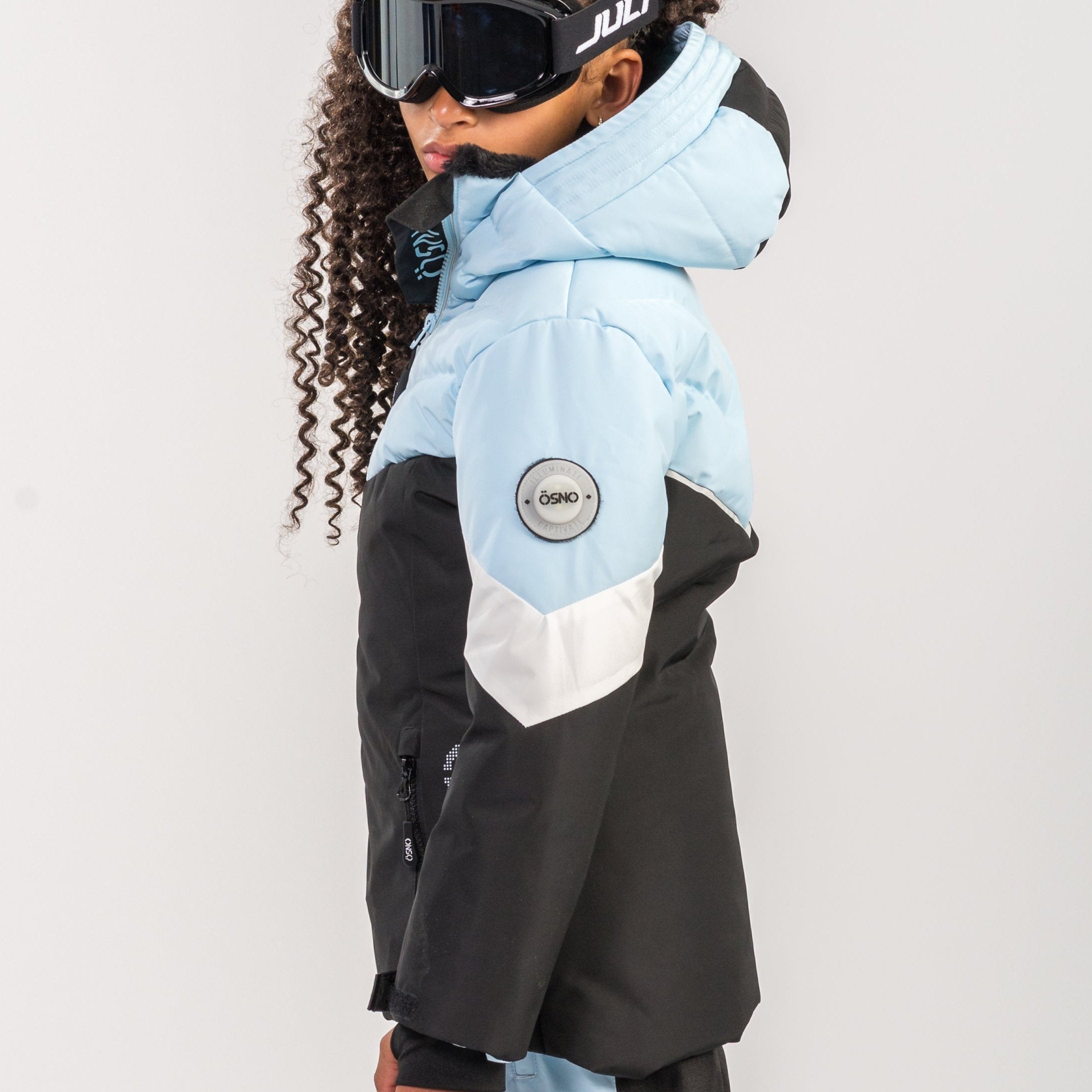 Lily's Performance girls snowsuit in blue by Junior Kids