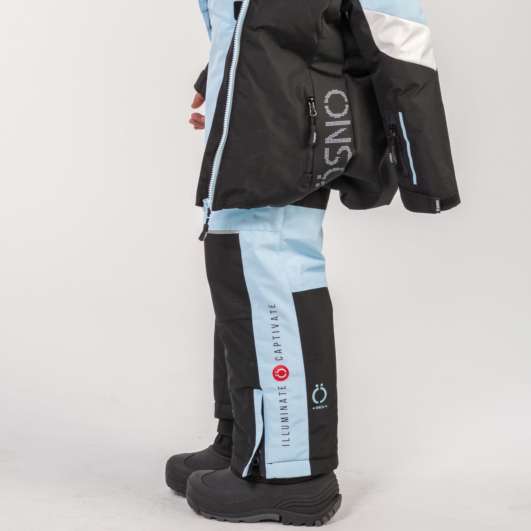 Lily's Performance girls snowsuit in blue by Junior Kids