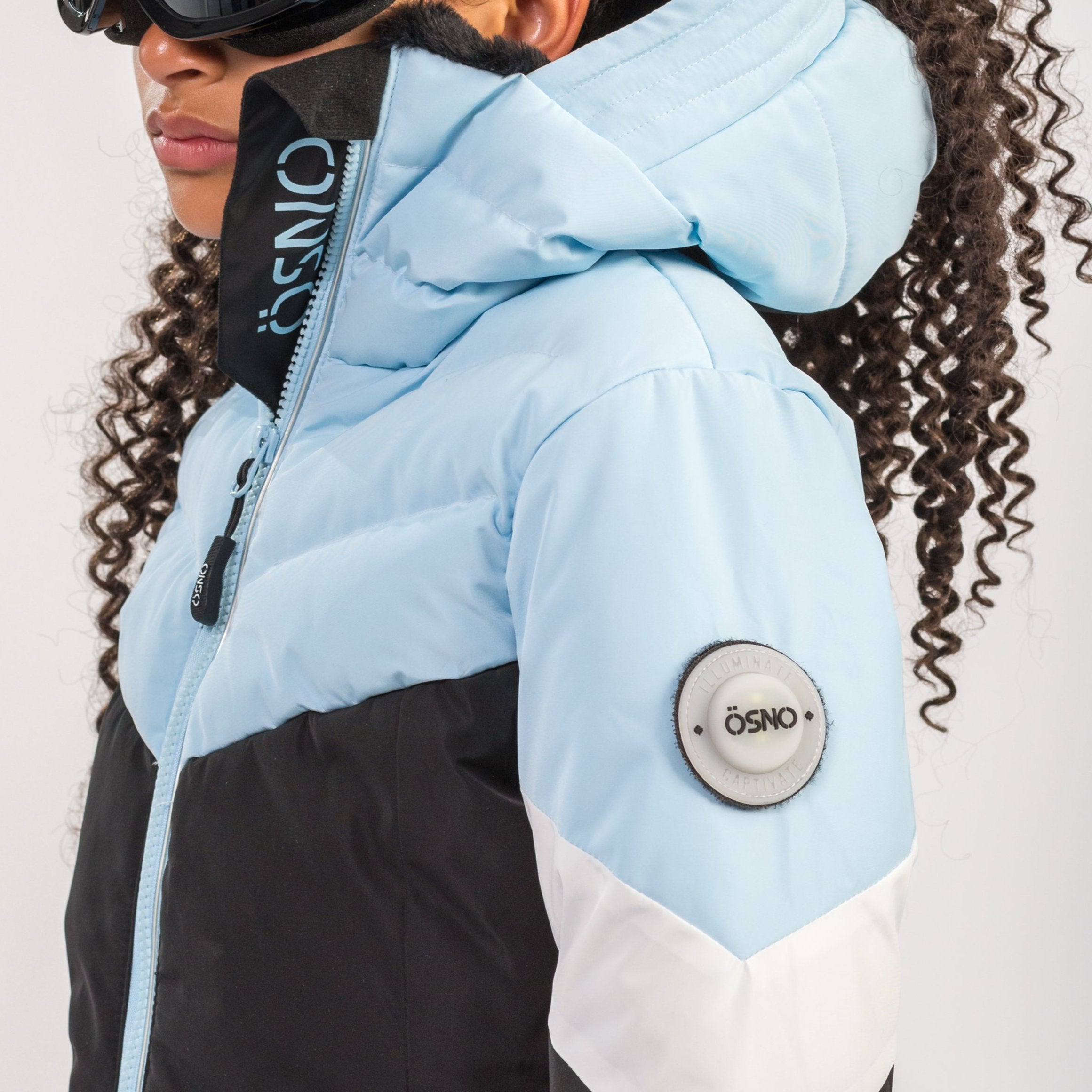 Lily's Performance girls snowsuit in blue by Junior Kids