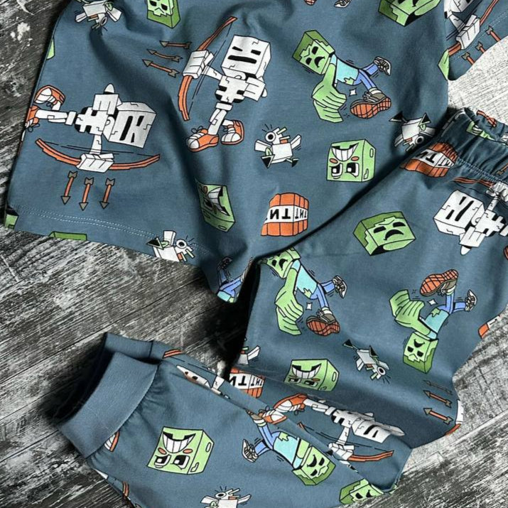 Pixel Adventure Boys Pyjama Set