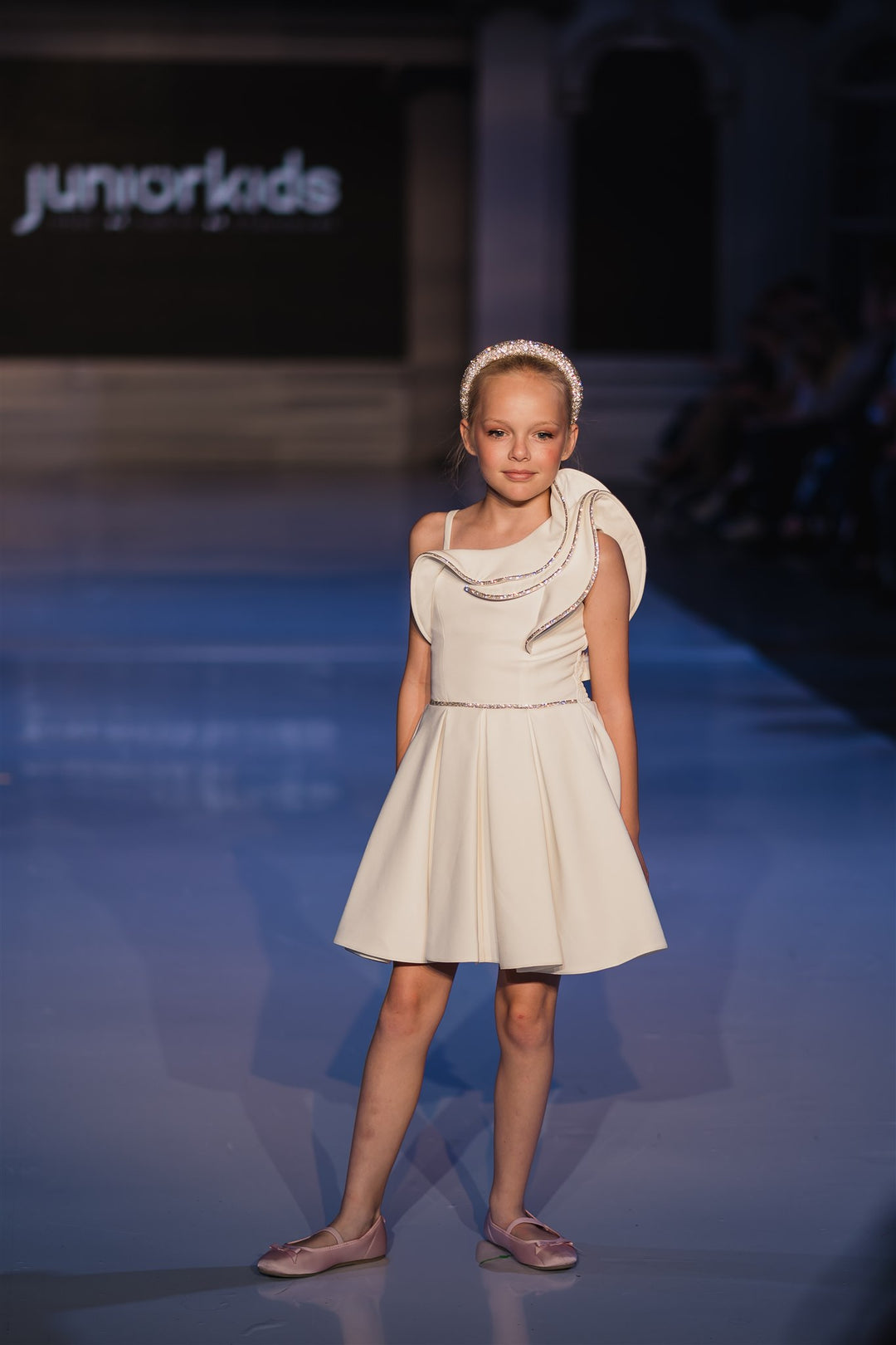Robe de soirée élégante pour préadolescentes de célébrités