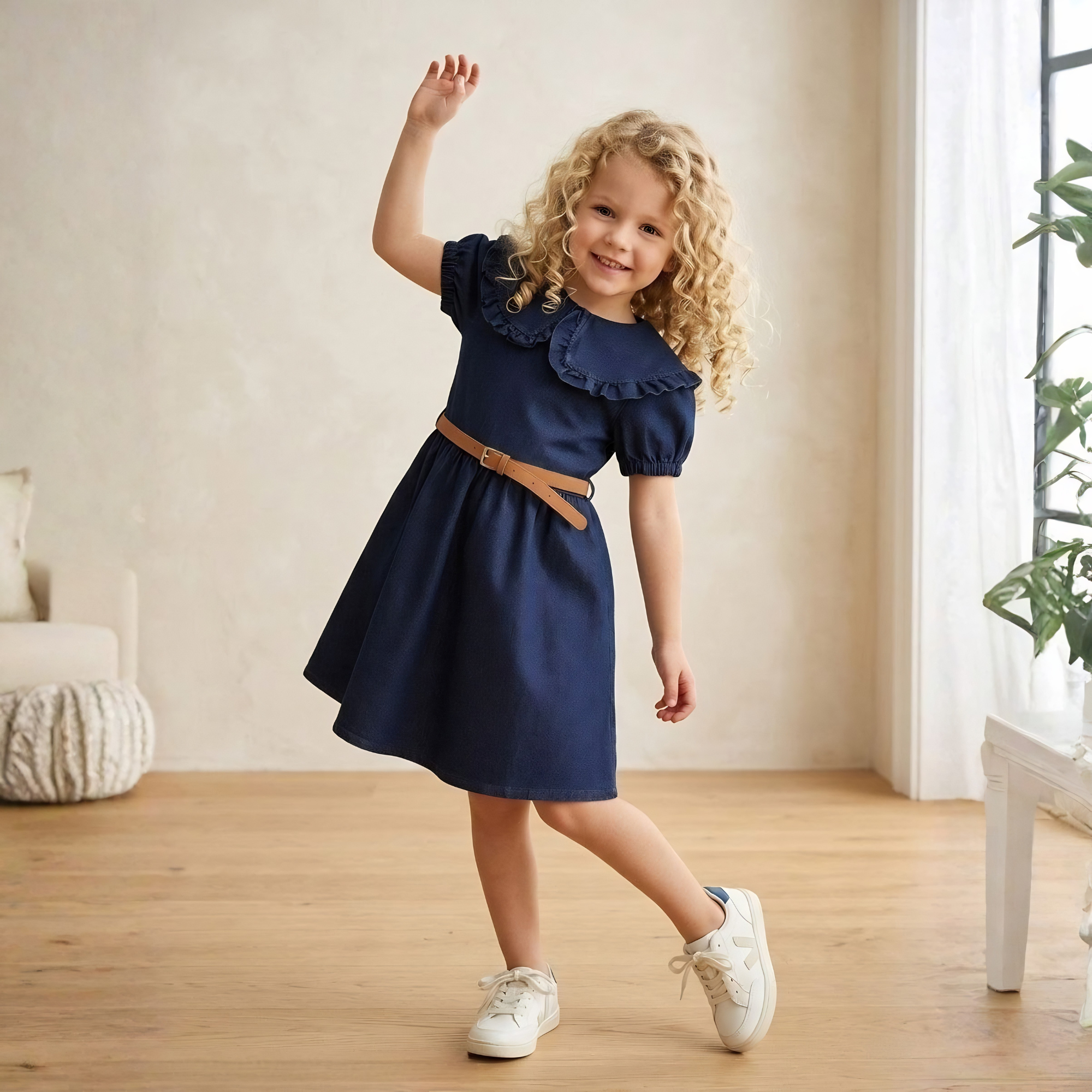 junior cotton dresses Blade & Rose | Junior Moomin Organic Free To Explore Dress | Dresses For Babies & Toddlers