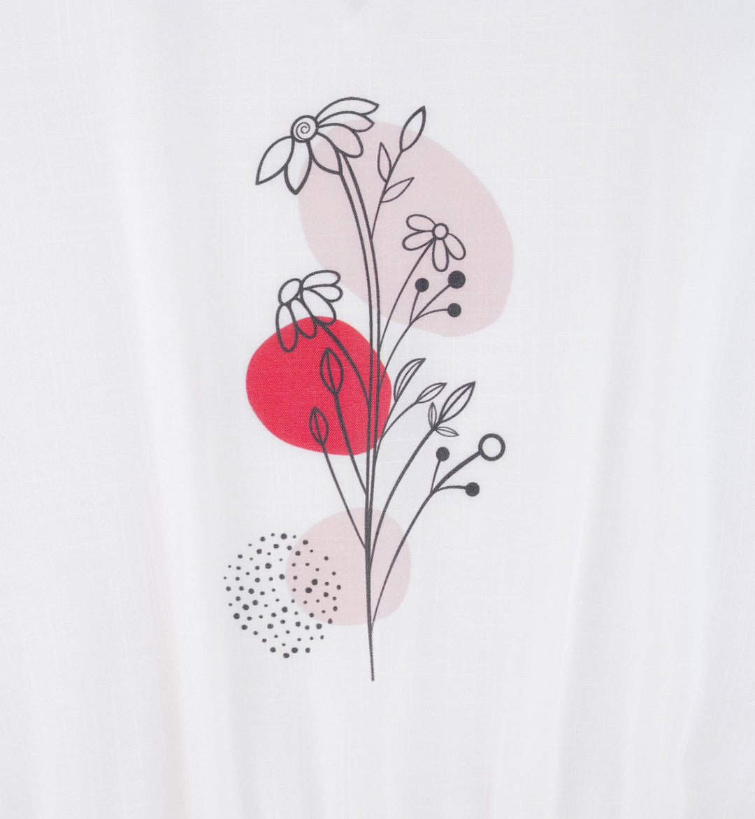 Coral Flower Girls Casual Set