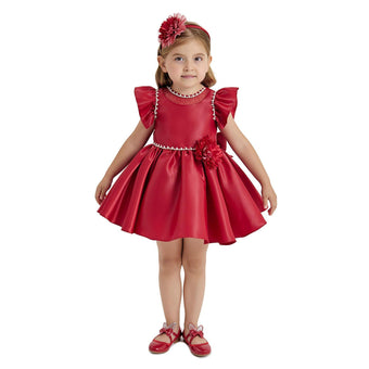 Sara Satin Girls Formal Dress