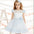 Princess Blue Girls Formal Dress