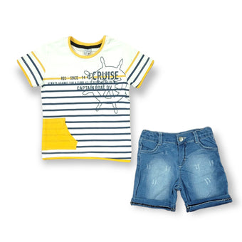 Cruise captain Boys Casual Set