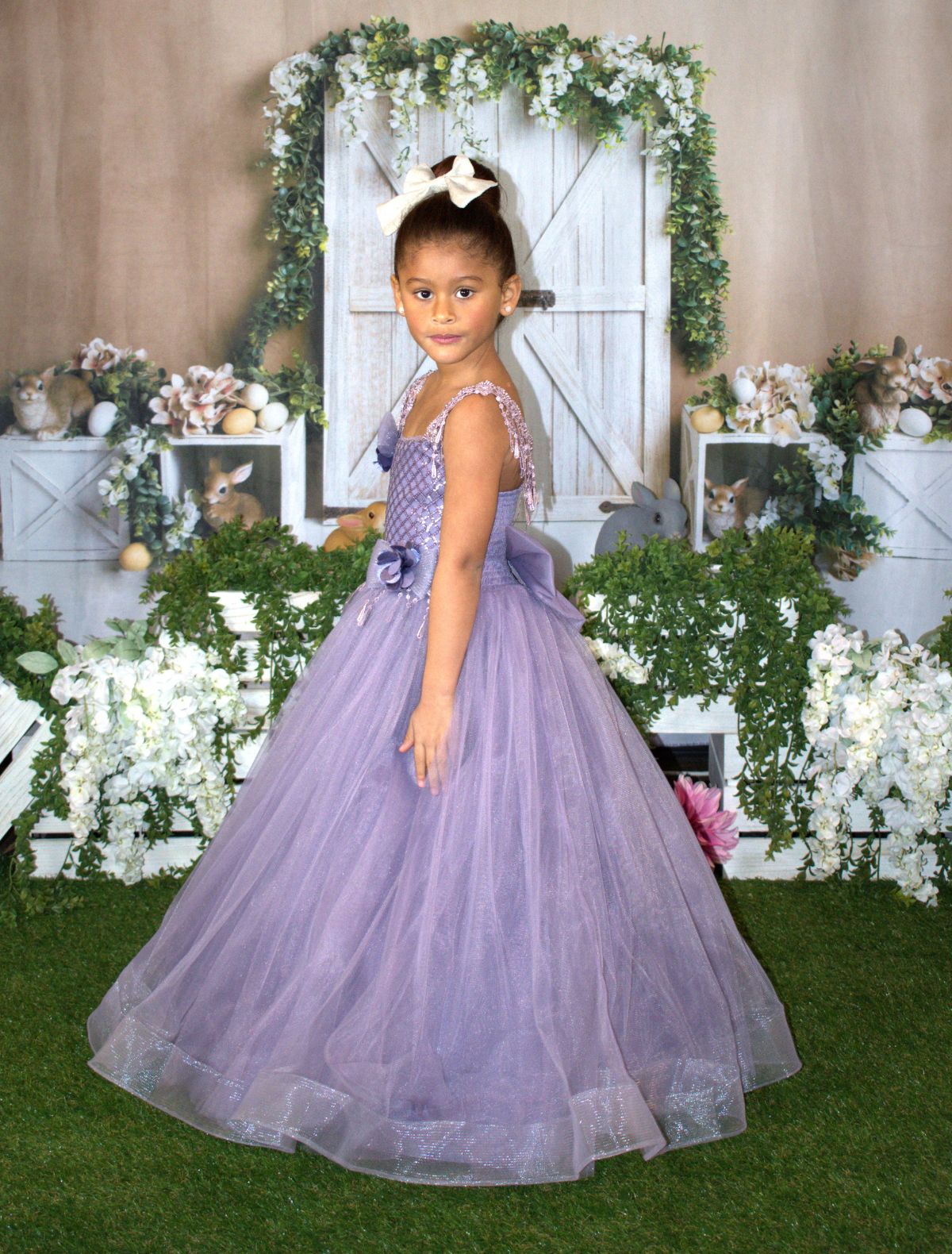 European Princess Dress: Lace Tulle Gown | Junior Kids European Princess Dress: Lace Tulle Gown | Junior Kids